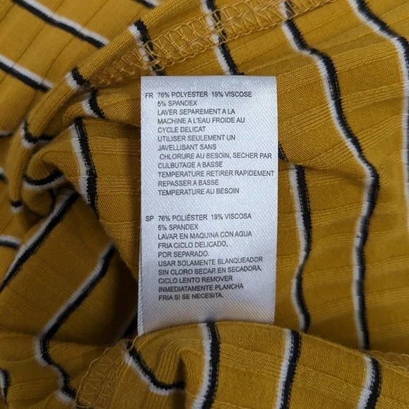 Retro D ribbed spaghetti straps dress size M - Picture 9 of 9